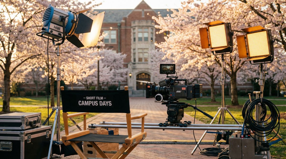 老司机传媒原创校园短片拍摄花絮