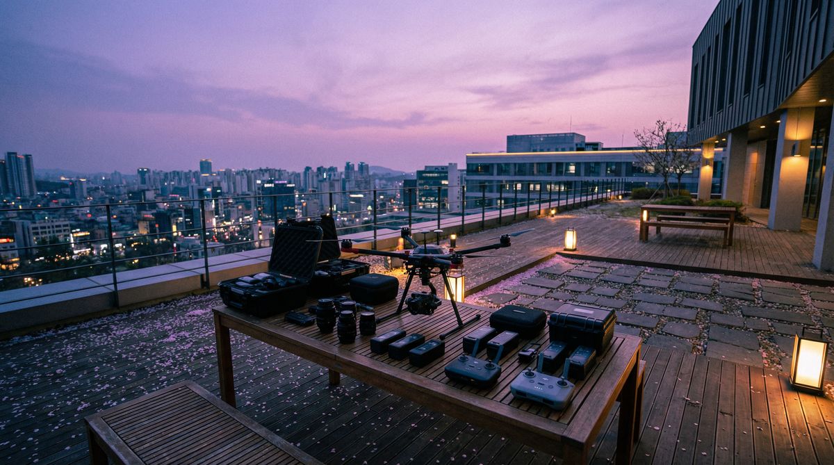 老司机航拍校园全景传媒短片